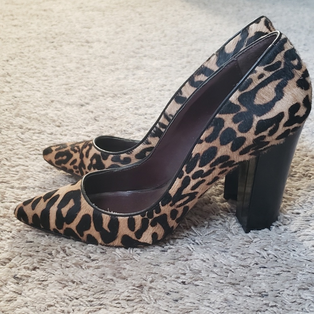 Report leopard print heels